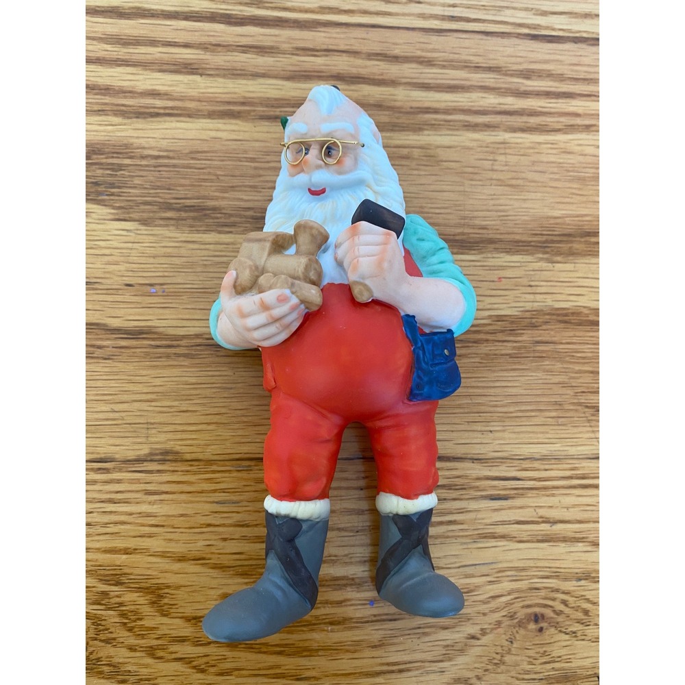 Hallmark Keepsake Ornament 1986 On the Right Track Santa Christmas P Dutkin - Picture 2 of 7